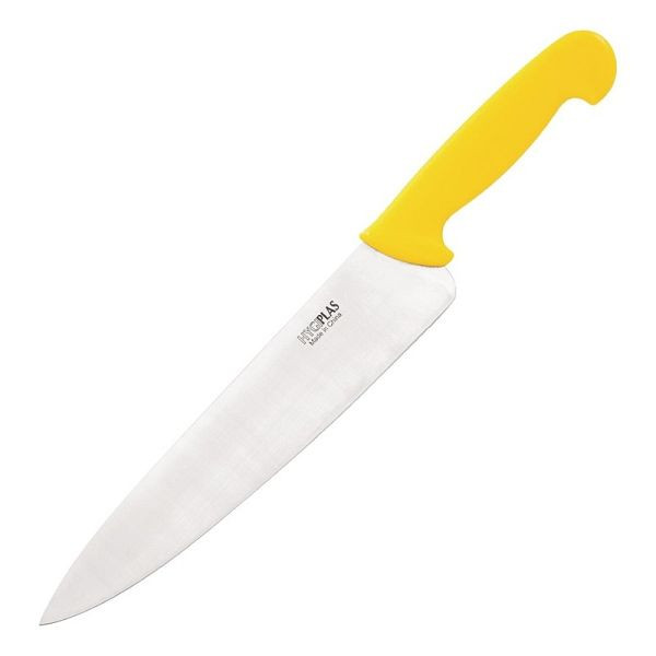 Couteau de chef Hygiplas 25cm jaune, C816