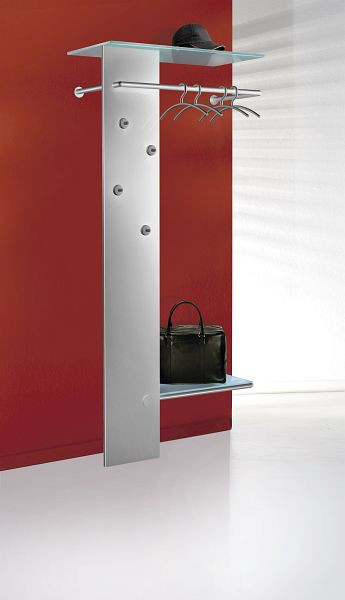Armoire Kerkmann Kent, L 800 x P 360 x H 1800 mm, aluminium argent, 33676514
