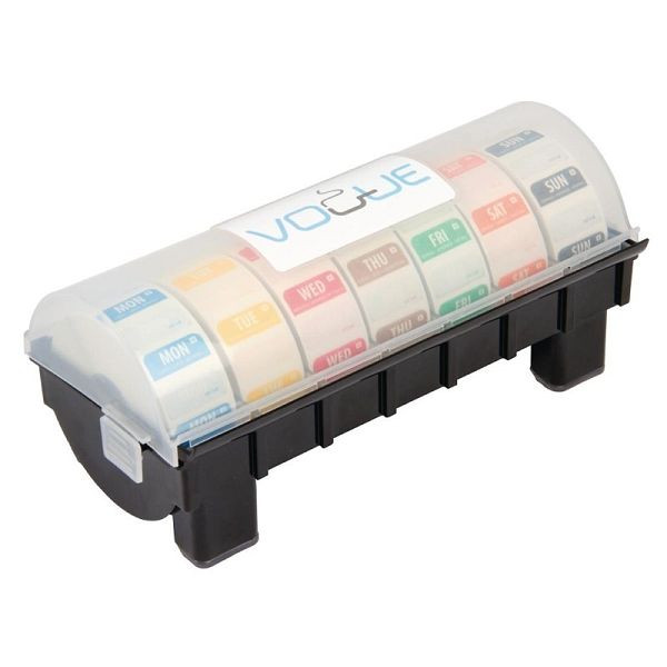 Ensemble d'étiquettes Vogue soluble 2.5cm avec distributeur, GH474