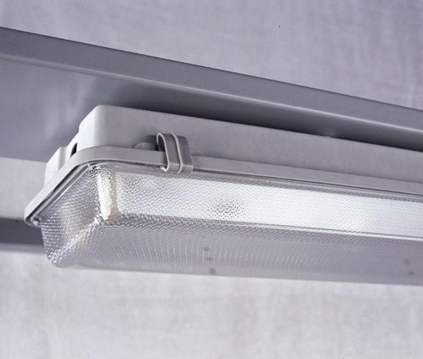 Lampe KLW 600 mm de long avec couvercle avec source lumineuse, AB-La.0600A-2x18