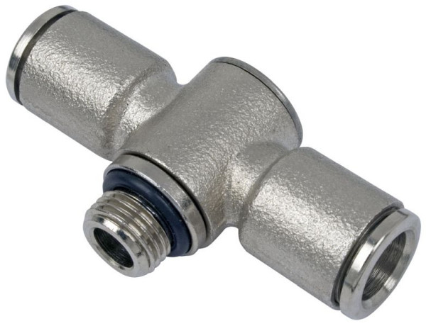 temporisateur BK-TSH-6-1/4-MSv, raccord banjo en T, cylindrique avec boulon banjo, tuyau Ø : 6 mm, filetage : 1/4'', UE : 10 pièces, 03670125