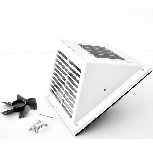 Kit ventilateur solaire Phaesun Fresh Breeze Blanc, 380124