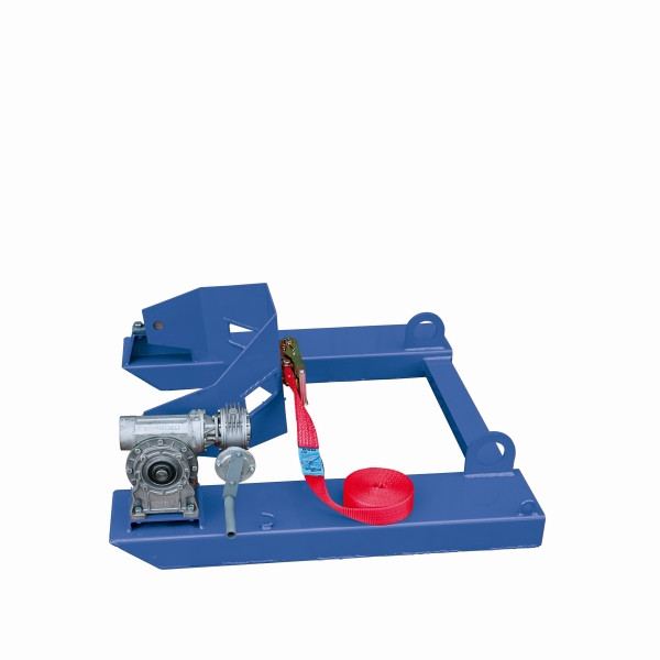 Eichinger industrie baril et basculeur de baril, manivelle, 1 x baril bleu gentiane, 22310100000097