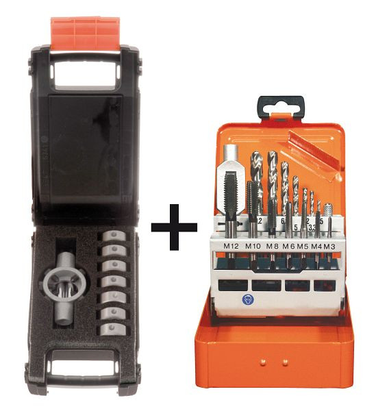 Jeux de filetages combinés Projahn 910135 (jeu de tarauds à incision) + 91015 (coupe, 99980
