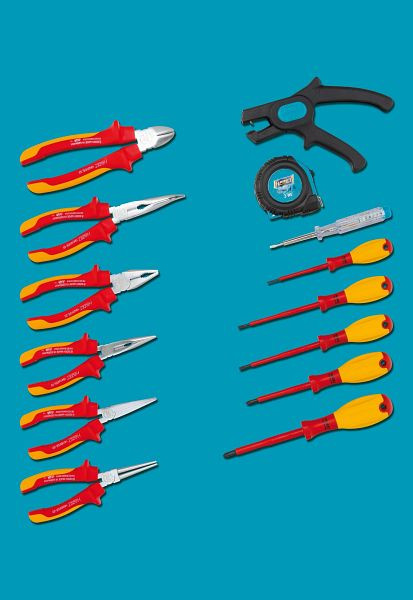 Assortiment d'outils Hazet, double isolation, nombre d'outils : 14, 0-20/14