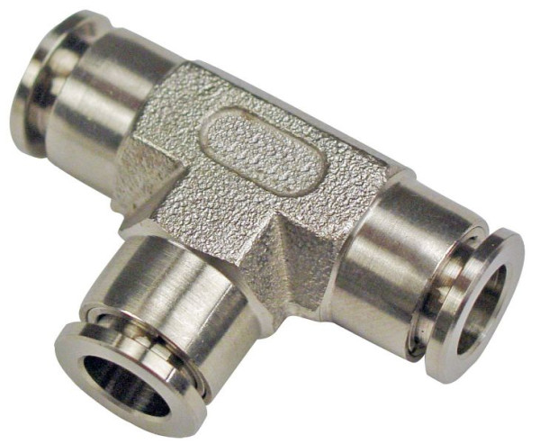 minuteur BS-TV-6-VA, raccord en T, acier inoxydable, tuyau Ø : 6 mm, UE : 10 pièces, 03403021