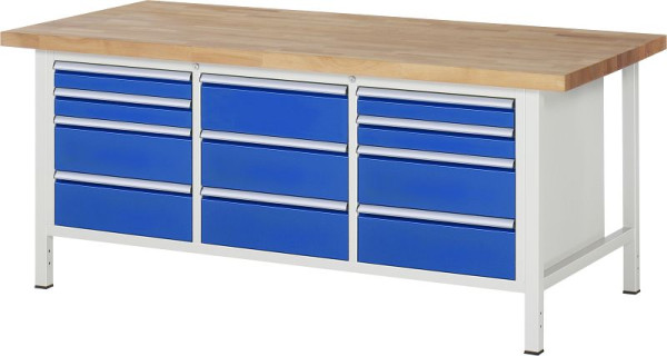 Etabli RAU série 8000 - modèle 8577, L2000 x P900 x H840-1040 mm, 13-8577A2-209B4H.11
