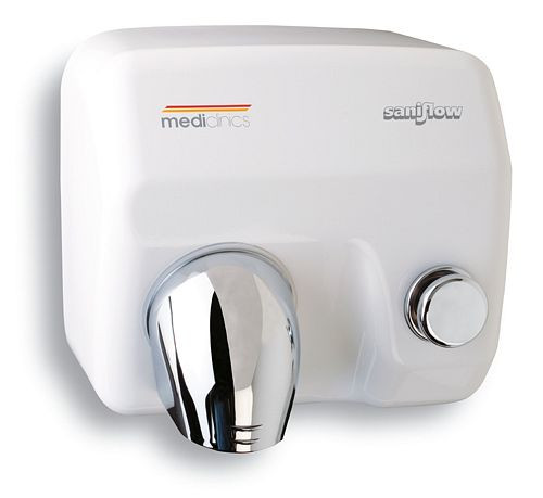 All Care Mediclinics Sèche-mains à bouton-poussoir Blanc, 12260