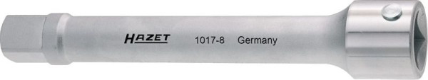 Rallonge Hazet, carré creux 20 mm, carré plein 20 mm, entraînement avec boulon de déverrouillage pour goupille de sécurité, dimensions / longueur : 200 mm, 1017-8