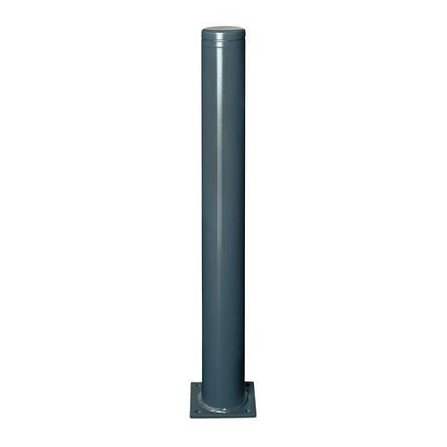 Borne de ville DENIOS, fixe, galvanisée à chaud, peinte, sans œillets, à cheviller, ∅ : 108 mm, hauteur 940 mm, 310868