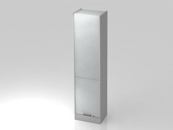 Armoire à volets roulants Hammerbacher verticale 50 cm, poignée en bande 5OH gris/argent, 50x40x200,4 cm (LxPxH), VSET50/5/S/SG