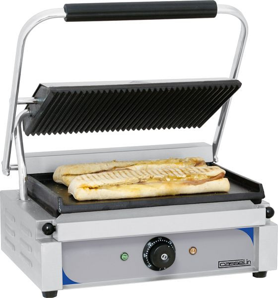 Casselin Panini Grill - Rainuré / Lisse, CGPRL
