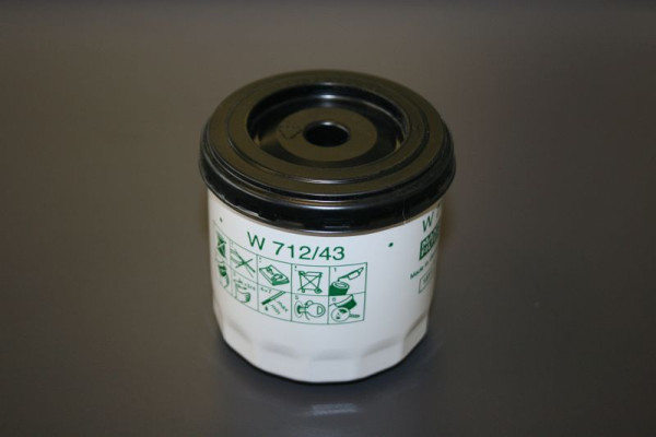 Cartouche de filtre à huile hydraulique ELMAG W712/43, pour machines BAUER (à partir de 06/2004), 9709232