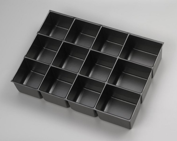 Insert de tiroir Bisley MultiDrawer ™ A3 12 compartiments pour tiroirs A3, plastique, PIT451P1800