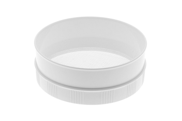 Tamis à farine Schneider en plastique avec filetage en acier inoxydable, Ø 305 mm, épaisseur de fil 0,24 mm, 200633