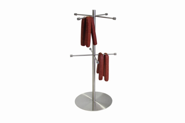 Support à bretzel Schneider mat, acier inoxydable, Ø21cm, hauteur: 50 cm, 8 bras, 154812