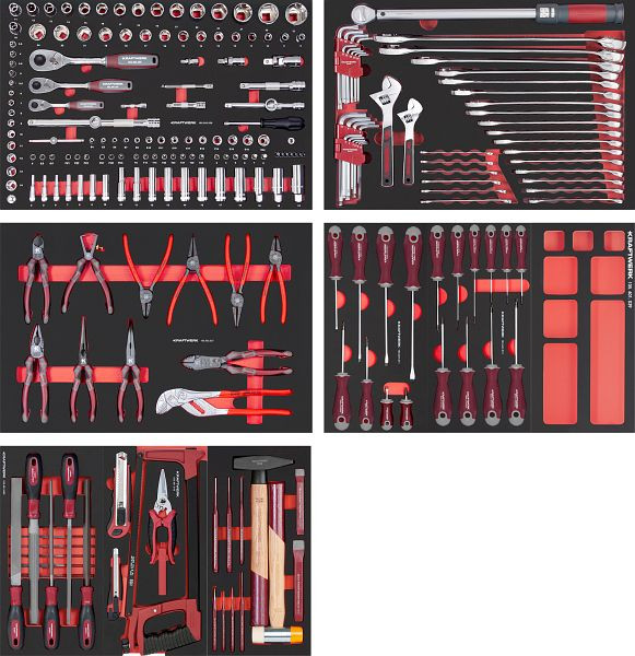 Jeu d'outils Kraftwerk PRO LINE EVA, 242 pièces, 105 658 000