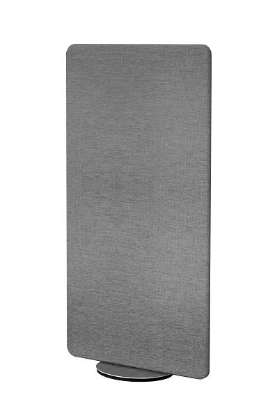 Kerkmann élément textile Metropol rotatif, L 800 x P 450 x H 1700 mm, gris, 45697516