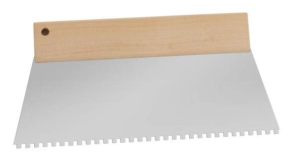 Spatule de distribution adhésive TECTOOL, forme trapézoïdale, 180mm, engrenage: E4, 18094