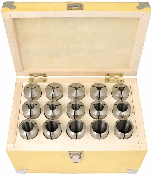 Jeu de pinces ELMAG MK 4 / M16, 15 pièces, 3-25 mm, serrage direct, 82782