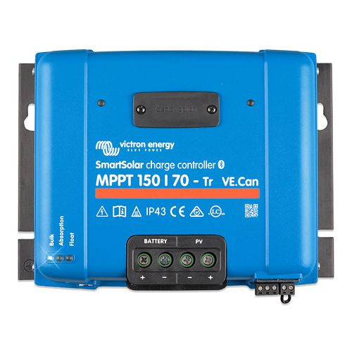 Contrôleur de charge solaire MPPT SmartSolar 150/70-Tr VE.Can de Victron Energy, 1-67-014610, SCC115070411