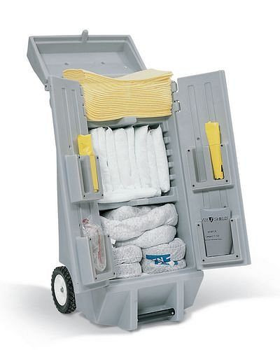 Kit de recharge pour kit d'urgence DENSORB dans le chariot de transport, version "huile", capacité 110 l, 116-657
