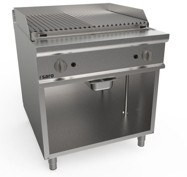 Grille en pierre de lave Saro 800 mm support LQ, 423-8815