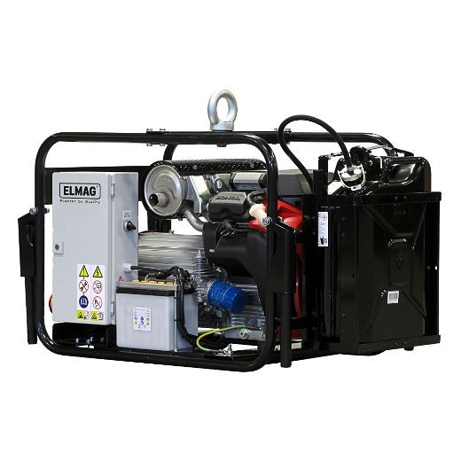 Groupe électrogène ELMAG SEB 15054WDE-IP54-AVR-DGUV-B-BGBAU, avec moteur HONDA GX690, 53168