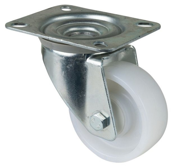 Rouleau de transport BS rollers, largeur de roue 30 mm, Ø roue 80 mm, capacité de charge 155 kg, bande de roulement/corps de roue en plastique, roulement à billes, pack : 2 pièces, L400.B15.081