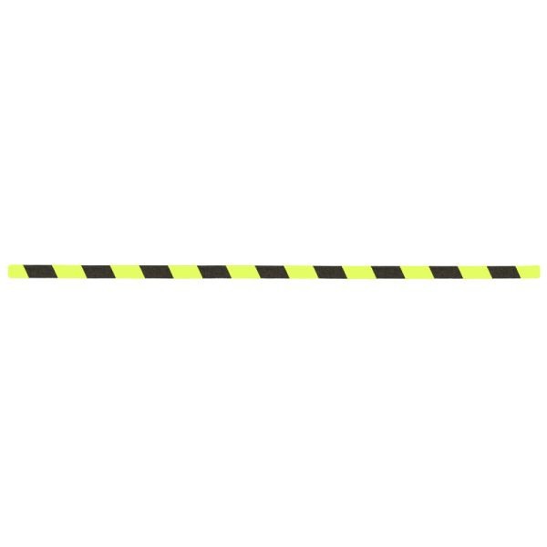m2 surface antidérapante jour fluorescent R10 bandes individuelles 25x1000mm, UE: 10 pièces, M3FV100252