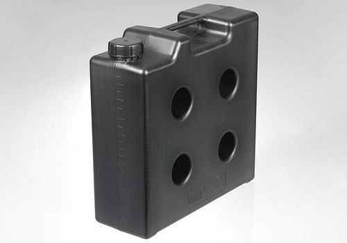 Bidon peu encombrant DENIOS, volume de 10 litres, électroconducteur, 263-371