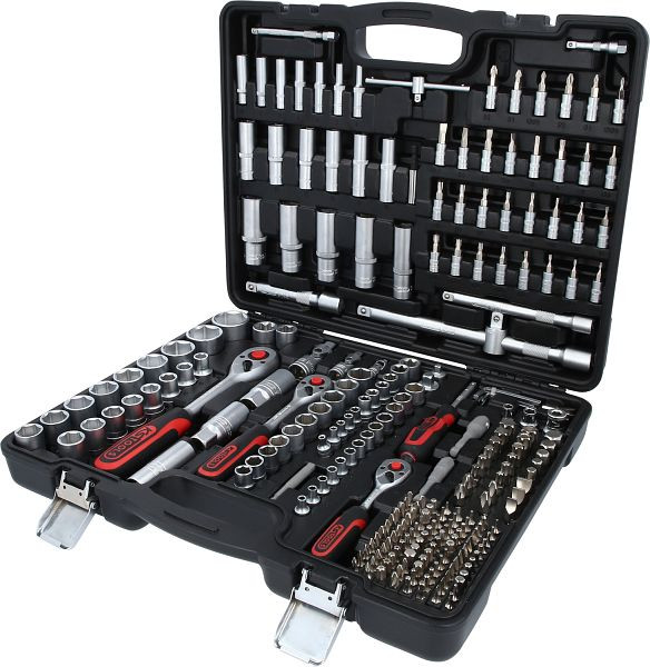 KS Tools Jeu de clés à douilles 1/4"+3/8"+1/2", 255 pièces, 917.0255