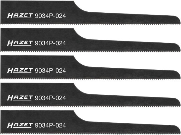 Lames de scie sauteuse Hazet, 24 dents, 5x, 9034P-024/5