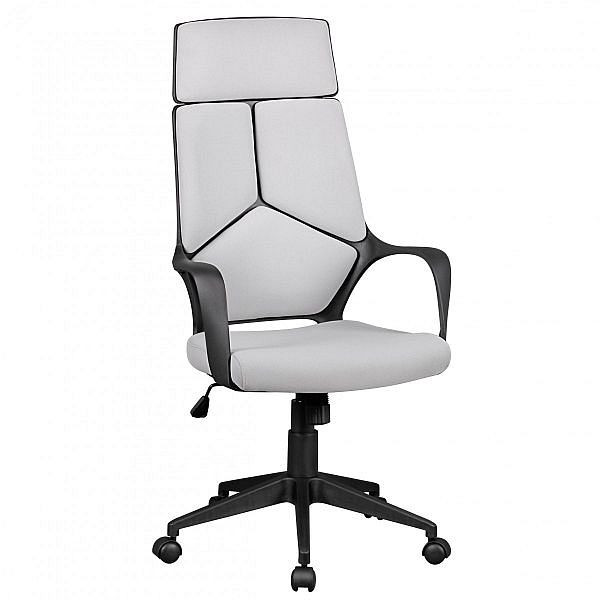 Amstyle chaise de bureau Techline revêtement en tissu gris clair, SPM1.332