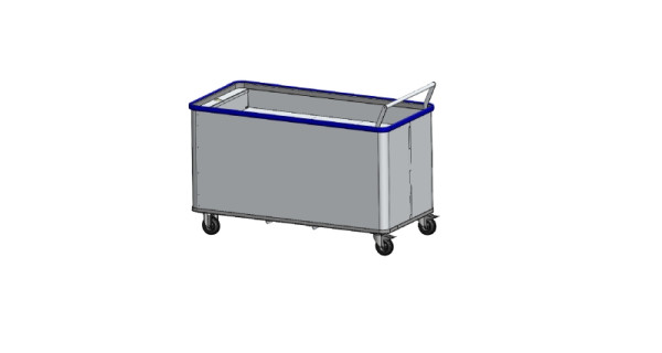 Chariot à ressorts Gmöhling G®-ERGO vario smart grip D 5408 / 580, 1400 x 700 x 620 mm, 222540811