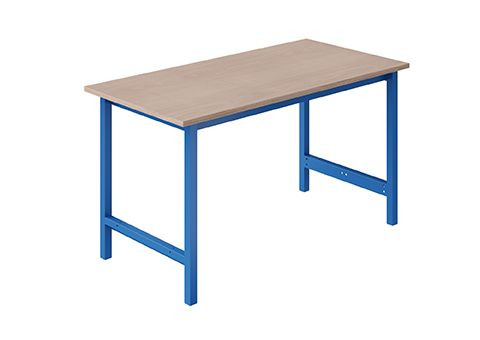 Table de travail SOFAME TPL L 2000 x P 750 x H 824 mm, plan de travail multiplex 24 mm, gris anthracite RAL 7016, W010030003GA
