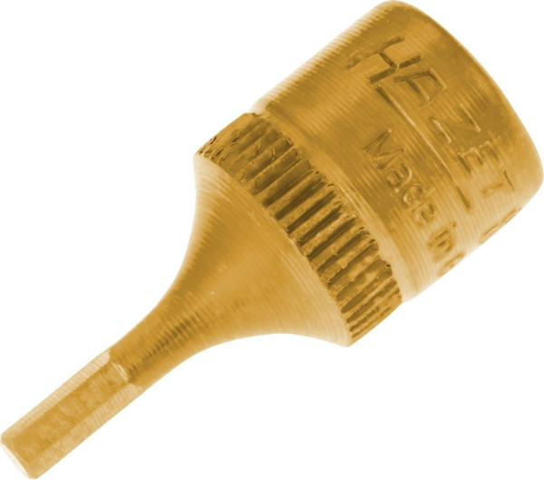 Douille tournevis Hazet, carré creux 6,3 mm (1/4 pouce), profil à six pans creux, 2,5 mm, 8501-2.5