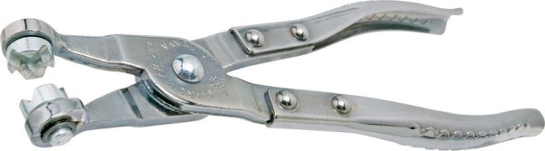 Pince pour colliers de serrage Hazet, mâchoires rotatives - pour les espaces restreints, surface : chromée, dimensions / longueur : 206 mm, 798