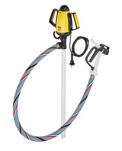 Pompe vide-fût électrique DENIOS Light en PVDF, pour acides agressifs, profondeur d'immersion 500 mm, 267-793