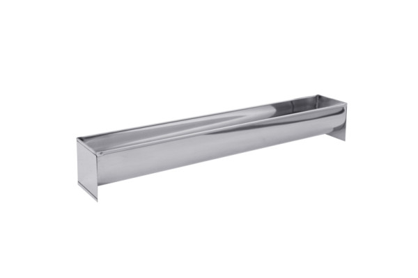 Moule à crème Schneider en inox, 500 x 80 x 62 mm, forme ronde fermée, 193033