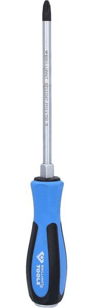 Brilliant Tools Tournevis Phillips avec capuchon impact, PH3 x 150 mm, BT031047