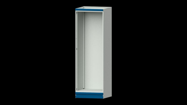 Établis ANKE armoire de base système d'armoire modulaire, modèle 100, 715 x 720 x 2200 mm, boîtier vide ouvert, RAL 7035/5010, 631.000
