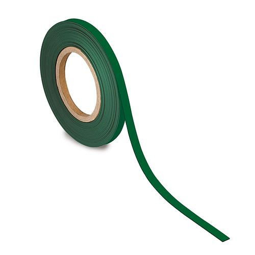 Ruban de marquage magnétique MAUL, 10 mx 10 mm x 1 mm, vert, 307925
