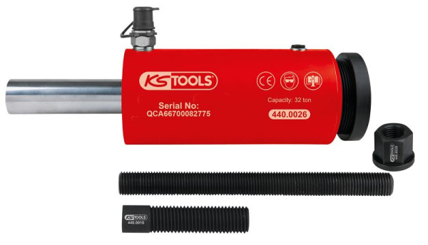 KS Tools jeu de vérins hydrauliques pousser et tirer, 32t, 6 pièces, 440.0025