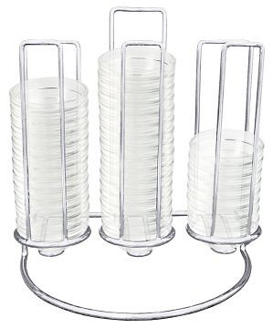 Support empilable Contacto pour bols 6 cm en verre (avec 54 bols en verre), 3293/060