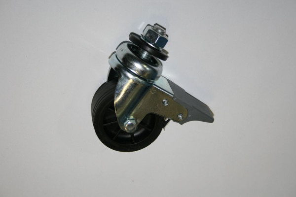 Roulette pivotante ELMAG avec frein (Ø 70mm, M12, hauteur : 88) pour MEISTER 400-700, 9100513