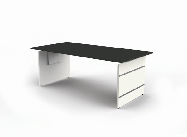 Kerkmann bureau d'appoint réglable en hauteur extra large, forme 4, L 2000 x P 1000 x H 680-760 mm, anthracite, 11416813
