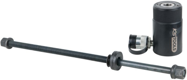 KS Tools jeu de cylindres à piston creux hydraulique 12t avec broche, 2 pièces, 700.1788