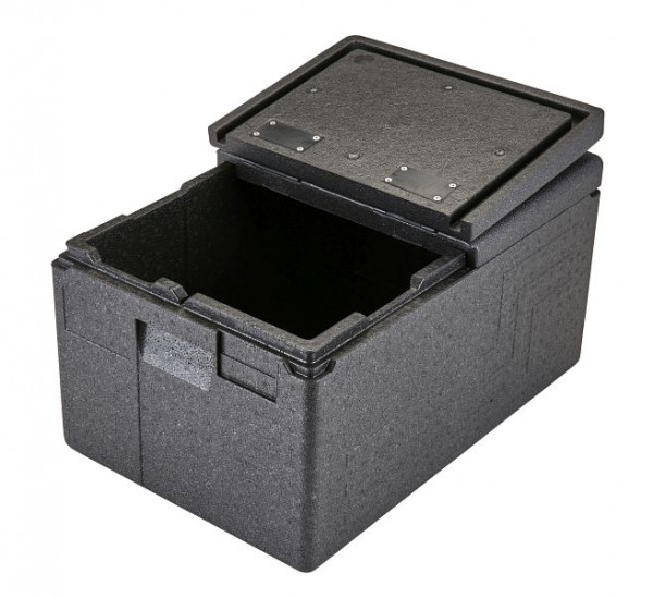 Cambro Cam GoBox Toploader EPP180 GN1/1-20 cm avec couvercle à charnière, noir, EPP180FL110
