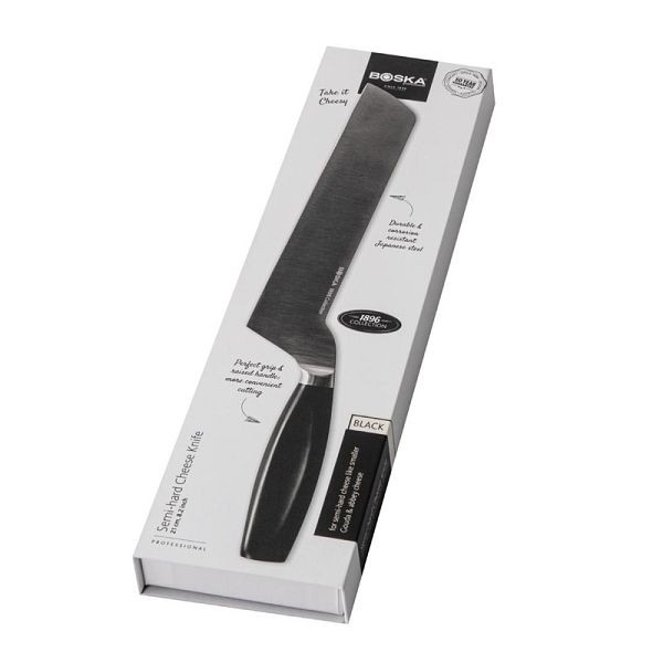 Couteau à fromage universel Boska manche noir 14cm, CU108